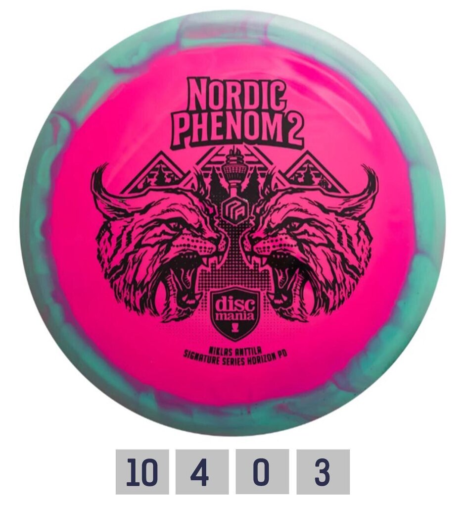 Discgolfi ketas Discmania Distance Driver S-Line PD Nordic Phenom 2, roosa цена и информация | Discgolf | kaup24.ee