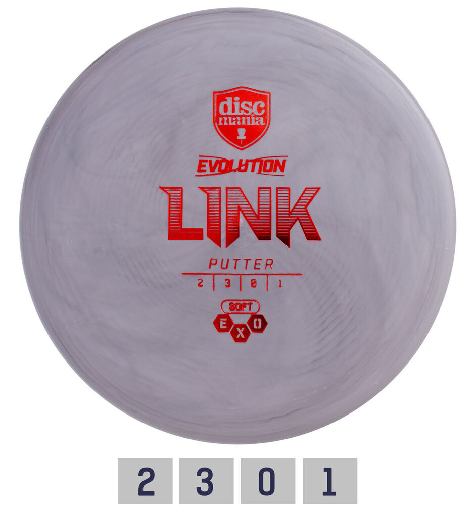 Discgolfi ketas Discmania Putter Soft Exo Link Evolution, hall hind ja info | Discgolf | kaup24.ee