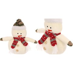 декоративный снеговик в шапке и шарфе цена и информация | Рождественские украшения | kaup24.ee