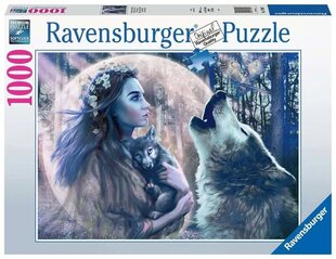 Pusle Ravensburger huntide valvur, 1000 tk цена и информация | Пазлы | kaup24.ee