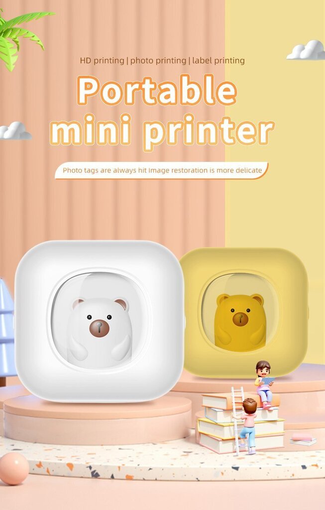 Cat Mini Printer X7Y hind ja info | Printerid | kaup24.ee