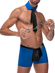Erootiline kostüüm Male Power Officer Frisk-Em Police, S/M, sinine цена и информация | Сексуальное бельё для мужчин | kaup24.ee