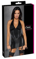 Seksikas kleit Cottelli Costumes Dominatrix, XL, must hind ja info | Naiste sekspesu | kaup24.ee