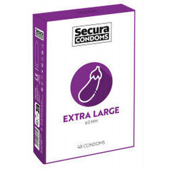 Secura Extra Large 48pcs Box цена и информация | Презервативы | kaup24.ee