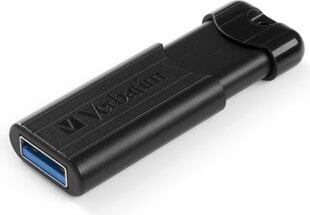USB-pulk Verbatim PinStripe 3.0 Must hind ja info | Mälupulgad | kaup24.ee