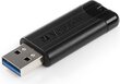 USB-pulk Verbatim PinStripe 3.0 Must hind ja info | Mälupulgad | kaup24.ee