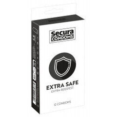 Secura Extra Safe 12pcs Box цена и информация | Презервативы | kaup24.ee