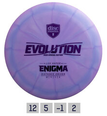 Discgolfi ketas Discmania Distance Driver Lux Vapor Enigma Evolution, lilla hind ja info | Discgolf | kaup24.ee