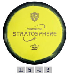 Discgolf DISCMANIA Fairway Driver S-LINE Horizon DD1 STRATOSPHERE 11/5/-1/2 Black/Yellow цена и информация | Discgolf | kaup24.ee