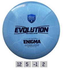 Discgolfi ketas Discmania Distance Driver Lux Vapor Enigma Evolution, sinine hind ja info | Discgolf | kaup24.ee