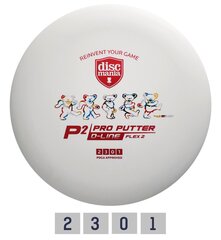 Discgolfi ketas Discmania Putter D-Line P2 Flex 2 Grateful Dead, valge цена и информация | Диск-гольф | kaup24.ee