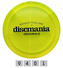 Discgolf DISCMANIA Fairway Driver C-LINE FD3 Originals Barstamp Yellow 9/4/0/1 цена и информация | Диск-гольф | kaup24.ee