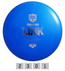 Discgolf DISCMANIA Putter HARD EXO LINK Evolution Blue 2/3/0/1 цена и информация | Диск-гольф | kaup24.ee