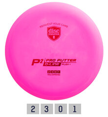 Discgolf DISCMANIA Putter D-LINE P2 FLEX 1 Pink 2/3/0/1 цена и информация | Discgolf | kaup24.ee