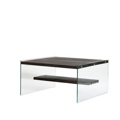 Кофейный столик, Асир, 75x40x75 см, серый цена и информация | Журнальные столики | kaup24.ee