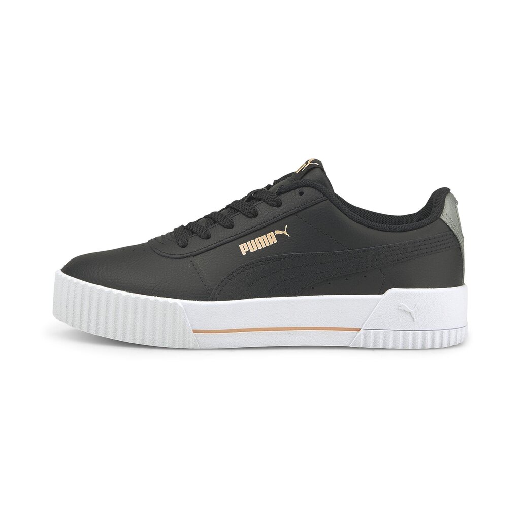 Vabaajajalatsid teismelistele Carina L Jr Puma Black-Peach Parfai - 37067727 37067727.39 цена и информация | Laste spordijalatsid | kaup24.ee