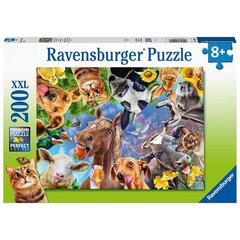 Ravensburger pusle Lõbusad loomad, 200 tk hind ja info | Pusled | kaup24.ee