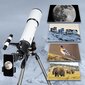 Hetekan professionaalne refraktorteleskoop, suur ava 80 mm, valge цена и информация | Mikroskoobid ja teleskoobid | kaup24.ee