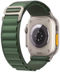 Kellarihm Tech-Protect Nylon Pro Apple Watch 42/44/45/49mm, military green цена и информация | Аксессуары для смарт-часов и браслетов | kaup24.ee