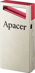 "apacer usb flash drive, usb 2.0, 32 gb, ah112, silver, ap32gah112r-1, usb a цена и информация | USB накопители | kaup24.ee