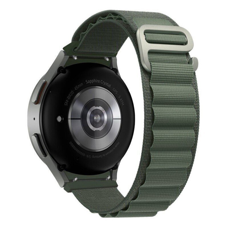 Kellarihm Tech-Protect Nylon Pro Samsung Galaxy Watch4/5/5 Pro, military green hind ja info | Nutikellade ja nutivõrude tarvikud | kaup24.ee