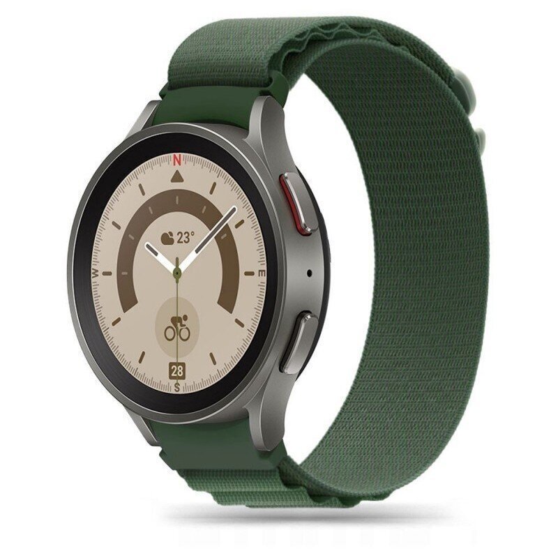 Kellarihm Tech-Protect Nylon Pro Samsung Galaxy Watch4/5/5 Pro, military green hind ja info | Nutikellade ja nutivõrude tarvikud | kaup24.ee