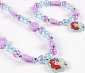 Kaelakee ja käevõru komplekt tüdrukutele Princesses Disney Purple Turquoise S0736683 цена и информация | Аксессуары для детей | kaup24.ee