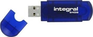 USB накопитель INTEGRAL INFD64GBEVOBL цена и информация | integral Компьютерная техника | kaup24.ee