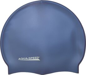 Шапочка для плавания Aqua-speed, синяя цена и информация | Шапки для плавания | kaup24.ee