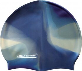 Шапочка для плавания Aqua-speed, синяя цена и информация | Шапки для плавания | kaup24.ee