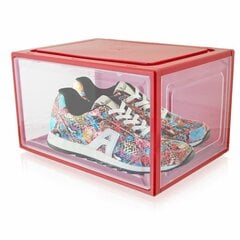 коробка для обуви 2шт красная цена и информация | Вешалки и мешки для одежды | kaup24.ee