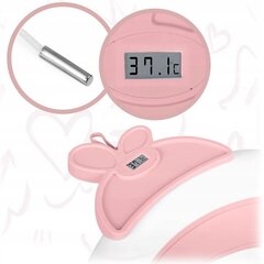 Детская ванночка с термометром, белая и розовая цена и информация | Maudynių prekės | kaup24.ee