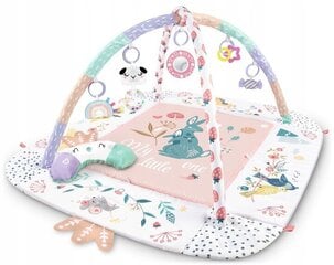 Интерактивный развивающий коврик 110 x 100 см, розовый/белый цена и информация | Игрушки для малышей | kaup24.ee