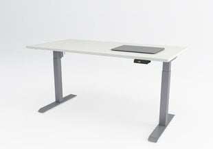 Reguleeritav laud Ergostock Unico line 120x65, must цена и информация | Компьютерные, письменные столы | kaup24.ee