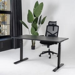 Reguleeritav laud Ergostock Prestige line 160x80, must hind ja info | Arvutilauad, kirjutuslauad | kaup24.ee