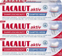 Hambapasta Lacalut 75 ml, 3 tk hind ja info | Suuhügieen | kaup24.ee