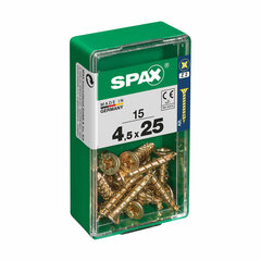 Kruvide karp Spax, 15 tk цена и информация | Механические инструменты | kaup24.ee