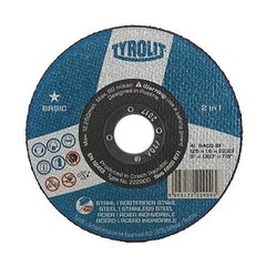Режущий диск Tyrolit, Ø125 x 2.5 x 22.23 мм цена и информация | Механические инструменты | kaup24.ee