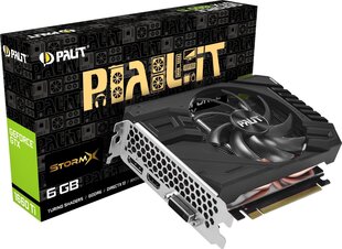 GTX 1660Ti 6GB Palit StormX - Dual Slot - 1Fan hind ja info | Videokaardid (GPU) | kaup24.ee