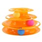 Interaktiivne mänguasi pallidega kassile - oranž цена и информация | Mänguasjad kassidele | kaup24.ee