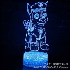 3D LED Öölamp "koer" цена и информация | Детские светильники | kaup24.ee