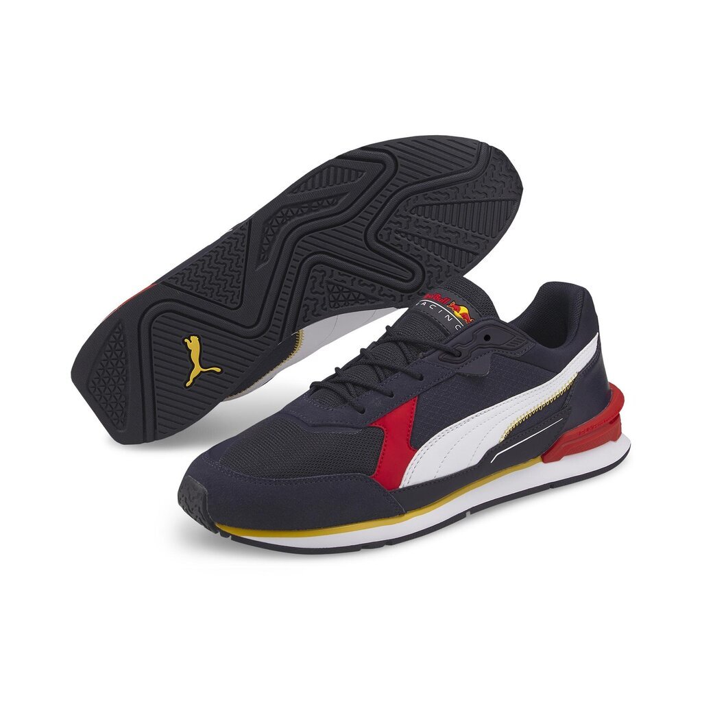 Vabaajajalatsid meestele Puma RBR Low Racer Night Sky-Puma White- - 30700301 30700301.44 hind ja info | Spordi- ja vabaajajalatsid meestele | kaup24.ee