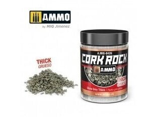 Гранулы Ammo Mig - Cork Rock 8427, Stone Grey Thick цена и информация | Принадлежности для рисования, лепки | kaup24.ee