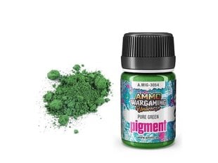 Pigment Ammo Mig Pure Green, 35ml, 3054, roheline hind ja info | Kunstitarbed, voolimise tarvikud | kaup24.ee