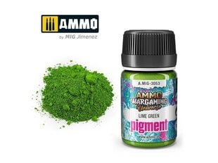 Pigment Ammo Mig Lime Green, 35ml, 3053, roheline hind ja info | Kunstitarbed, voolimise tarvikud | kaup24.ee