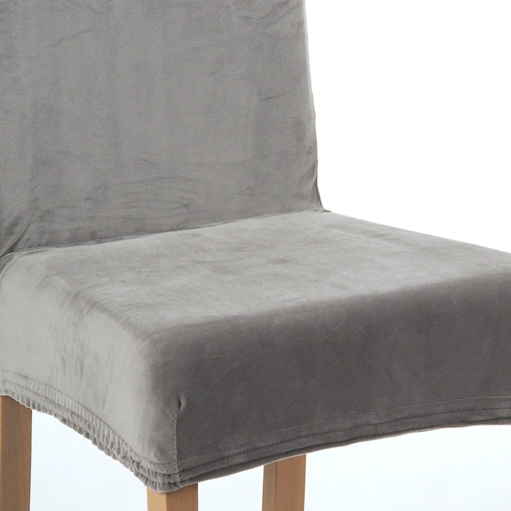 Veniv toolikate veluurist, hall, 6 tk hind ja info | Mööblikatted | kaup24.ee