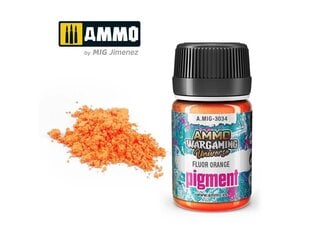 AMMO MIG - Пигмент Fluor Orange, 35ml, 3034 цена и информация | Принадлежности для рисования, лепки | kaup24.ee