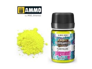 Пигмент Ammo Mig Fluor Yellow, 35мл, 3032 цена и информация | Принадлежности для рисования, лепки | kaup24.ee