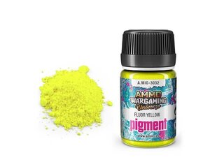 AMMO MIG - Пигмент Fluor Yellow, 35ml, 3032 цена и информация | Принадлежности для рисования, лепки | kaup24.ee