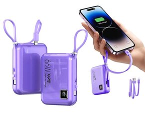 Kahe laadimisega minitoitepank kuni 66 W, 10000 mAh Livman KJ-540 (power bank) hind ja info | Akupangad | kaup24.ee